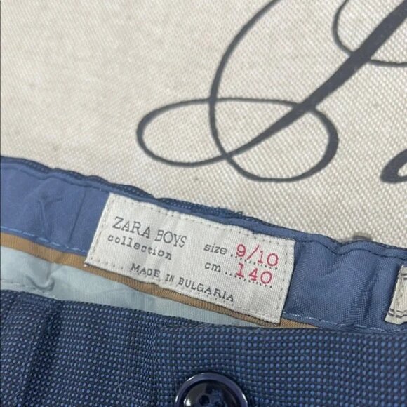 Zara Boys Casual Blue Pants - Picture 2 of 12